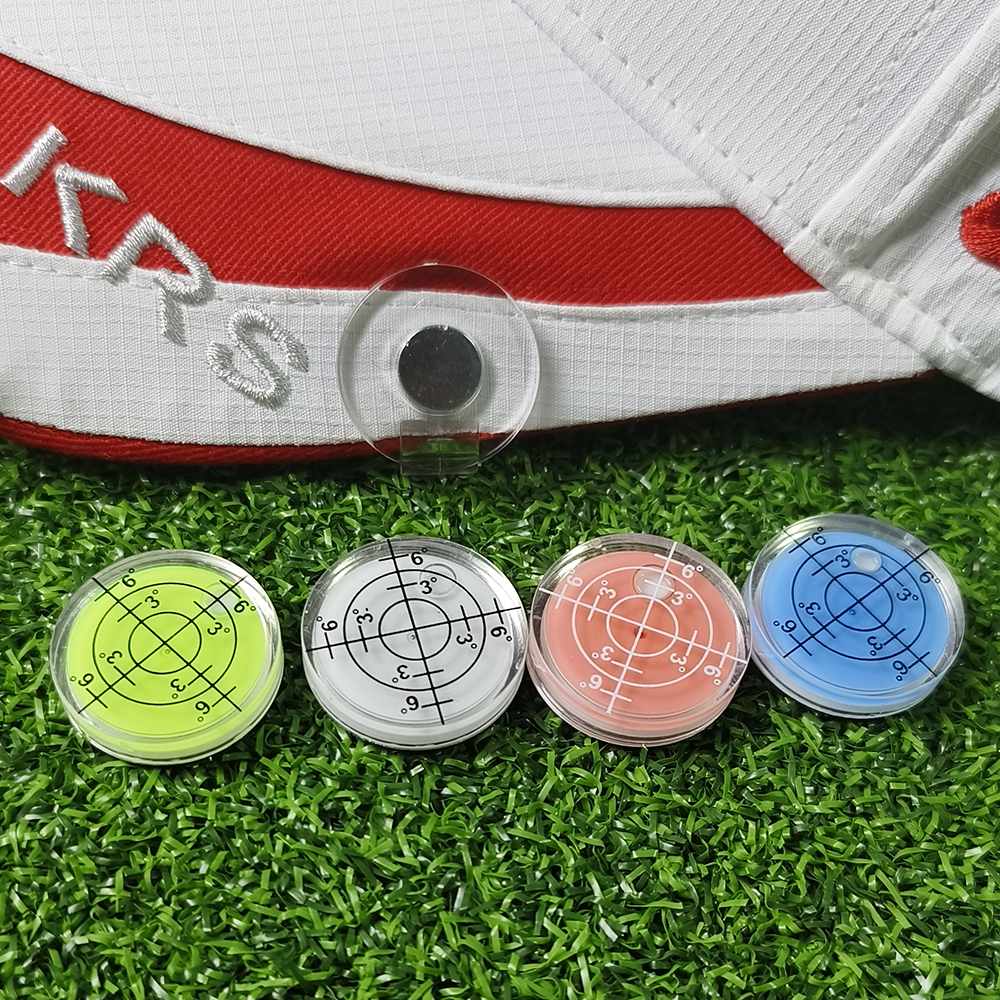 Ball Marker Set - 25mmGolf Magnetic cap clip detachable bubble