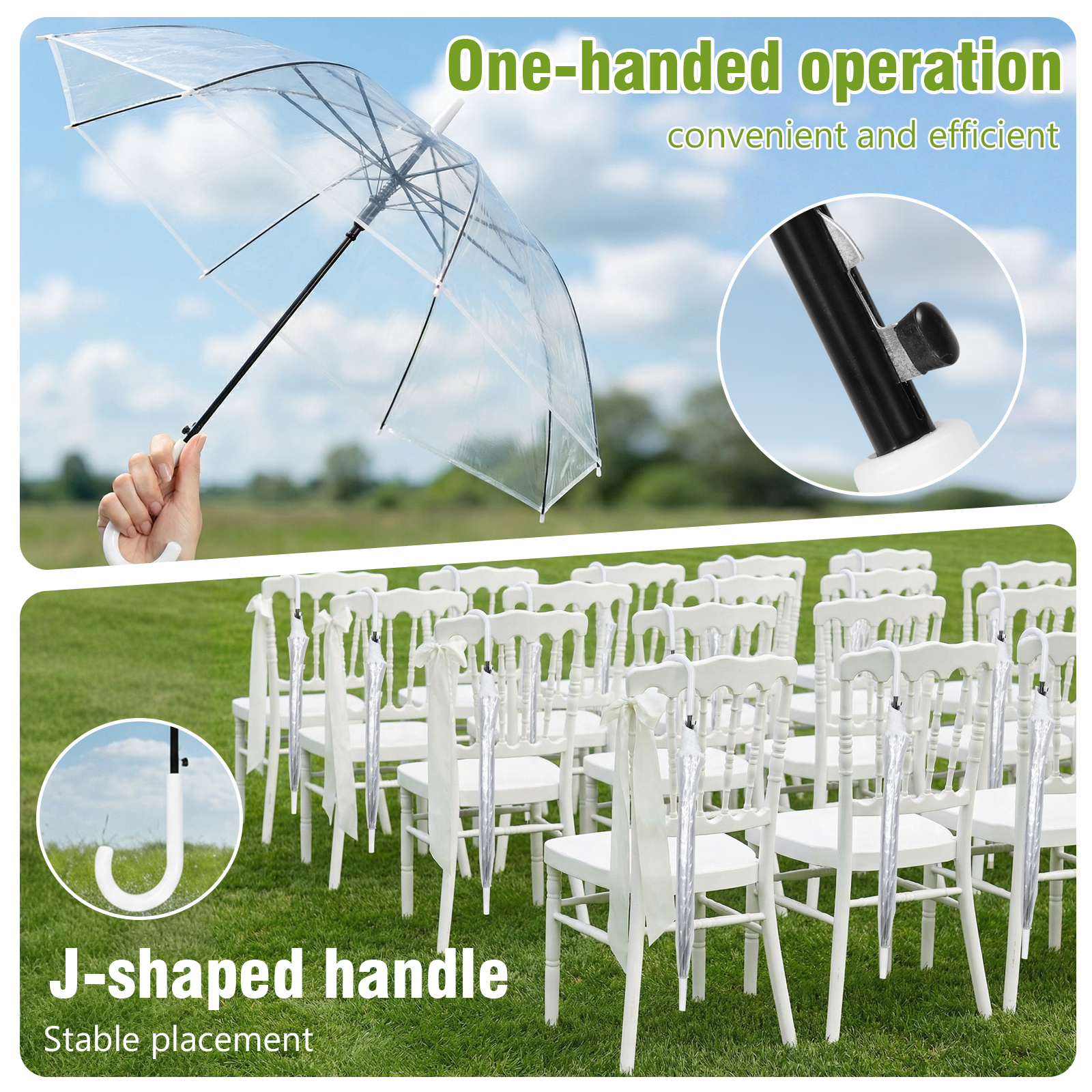 Golf Umbrella Large - 50/32 Pack Wedding Umbrellas Bulk Windproof