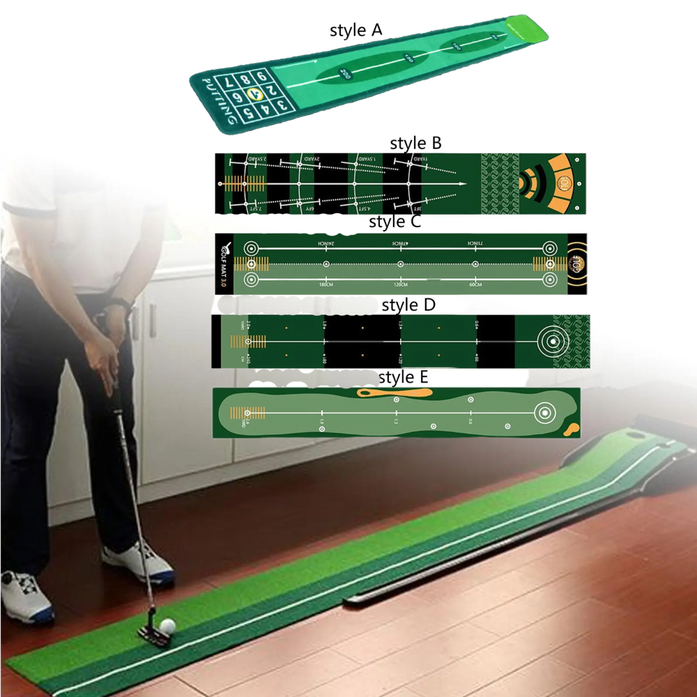 Golf Equipment Set - Golf Putting Indoor Golf Hitting Mat