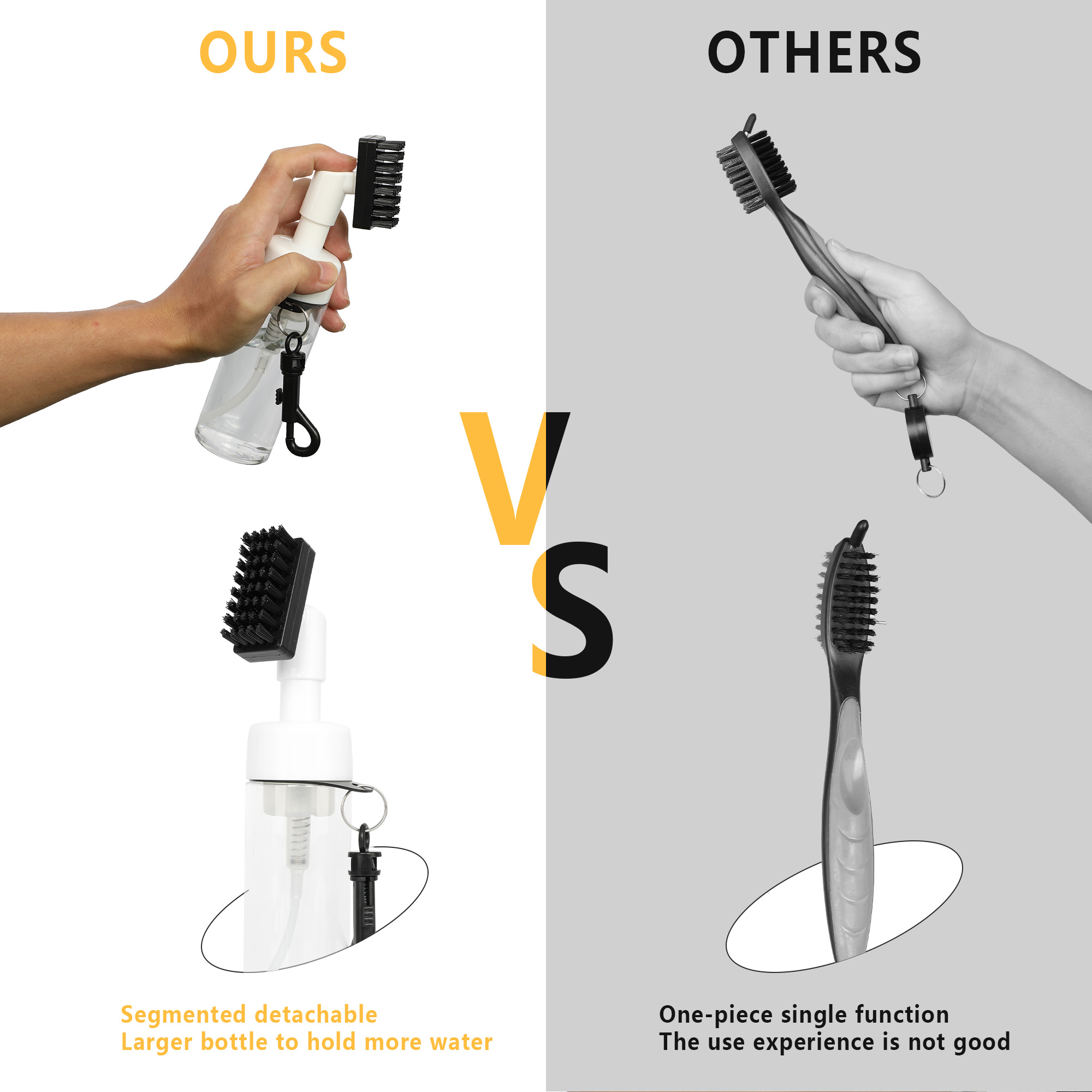 Golf Club Cleaner Brush Spray  - Golf Equipment Sales 리뷰 및 가격