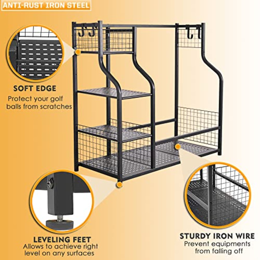 Golf Bag Garage Storage Organi - Golf Equipment Organizer For Garage 리뷰 및 가격