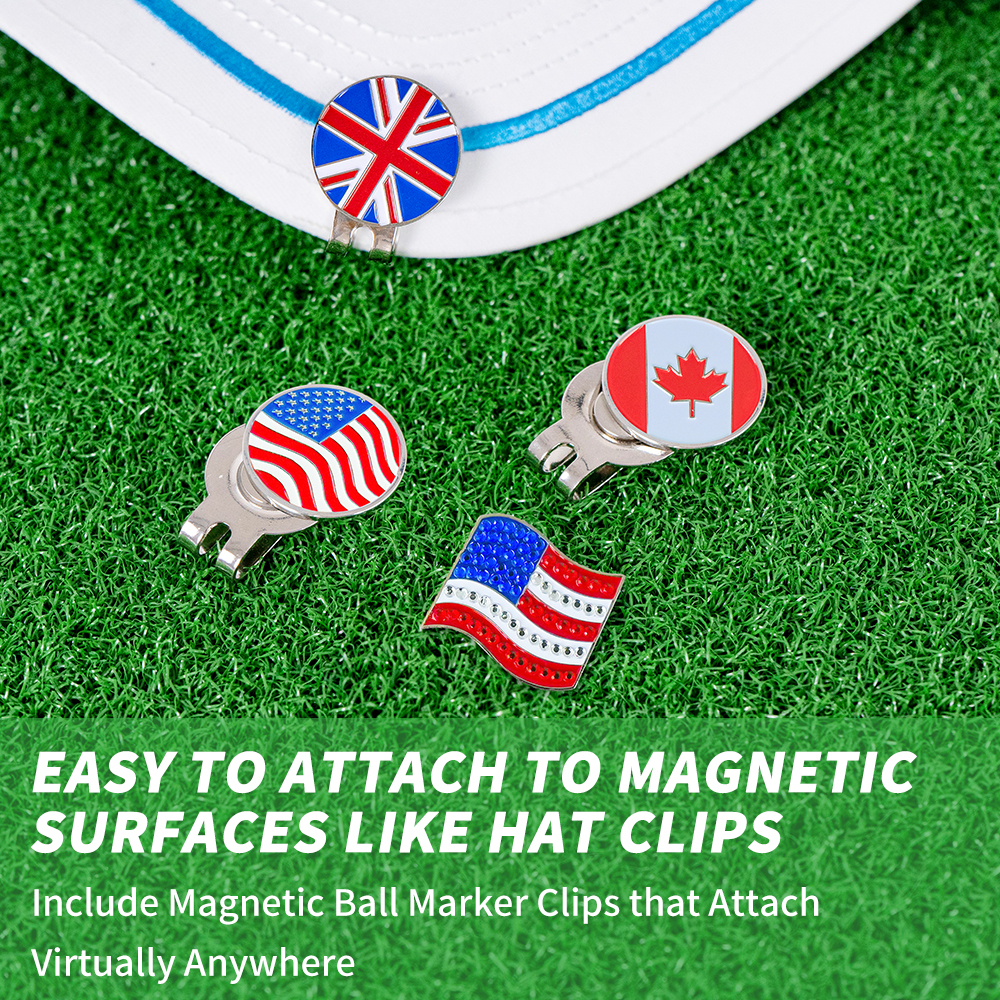 Caiton 4Pcs Golf Hat Clips Mag - Ball Marker Set 리뷰 및 가격