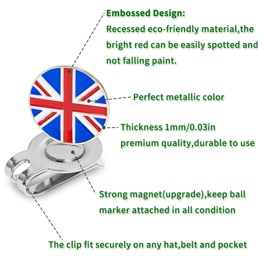 Caiton 4Pcs Golf Hat Clips Mag - Ball Marker Set 리뷰 및 가격
