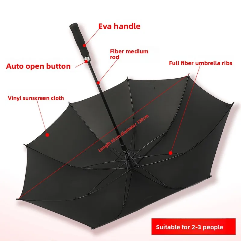 Strong Windproof Stick Umbrell - Golf Umbrella Large 리뷰 및 가격