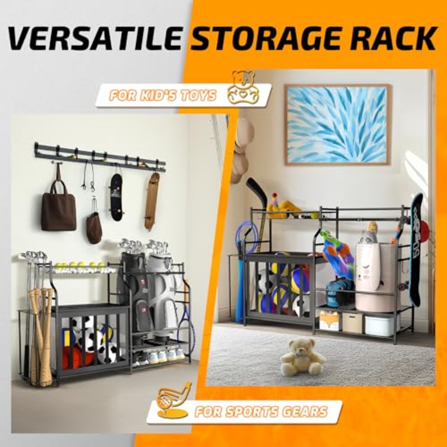 Sports Equipment Organizer Rac - Golf Equipment Organizer For Garage 리뷰 및 가격