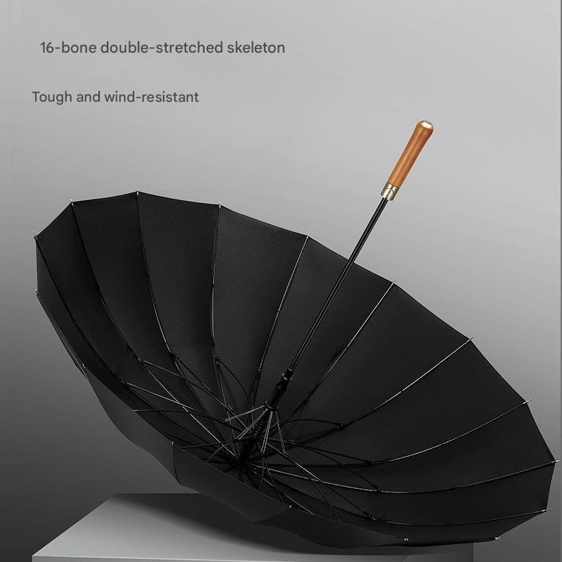 Automatic Wooden Handle Umbrel - Golf Umbrella Large 리뷰 및 가격