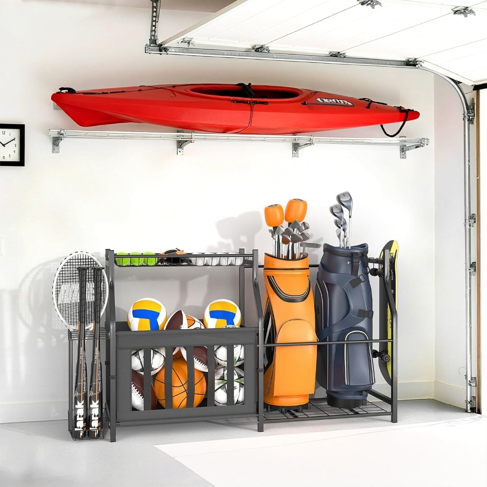 Garage Sports Equipment Organi - Golf Equipment Organizer For Garage 리뷰 및 가격