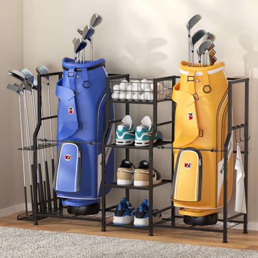 Golf Storage Garage Organizer  - Golf Equipment Organizer For Garage 리뷰 및 가격