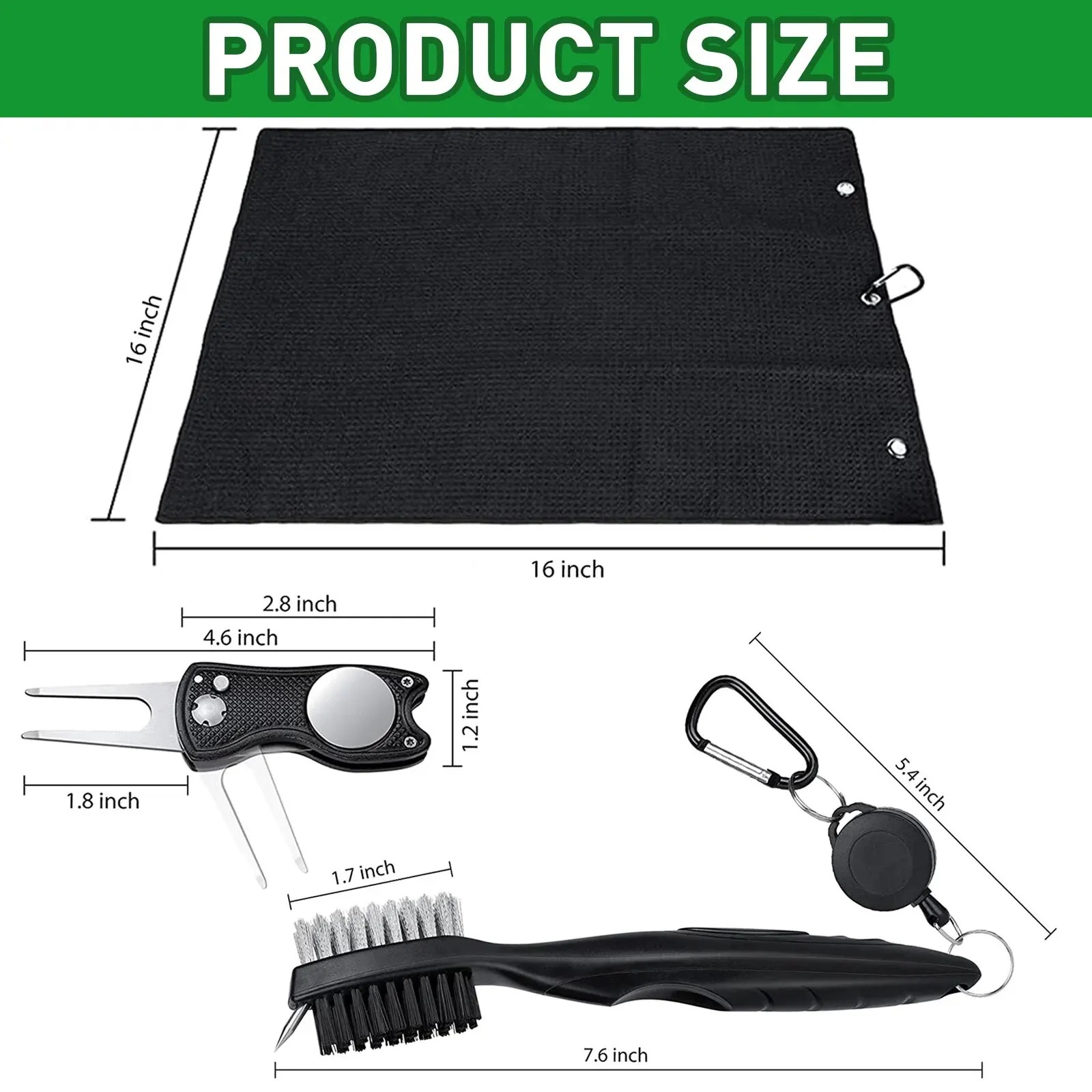 Golf Club Brush and Towel Clea - Golf Equipment Set 리뷰 및 가격