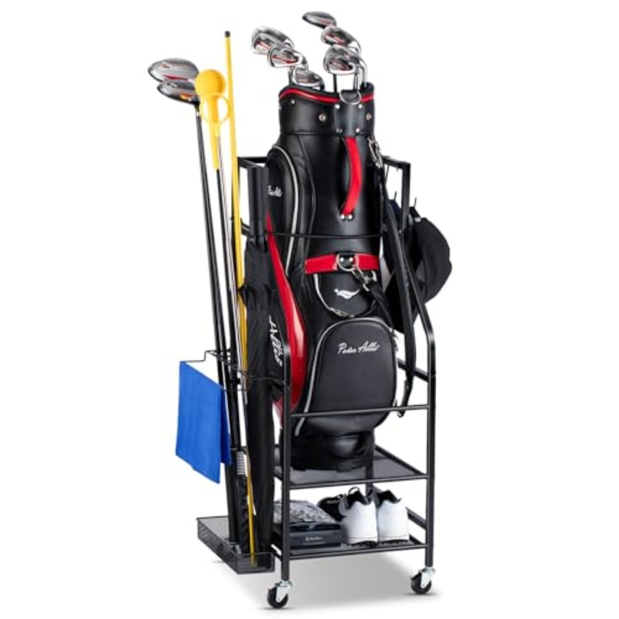 Golf Bags Storage Garage Organ - Golf Equipment Organizer For Garage 리뷰 및 가격