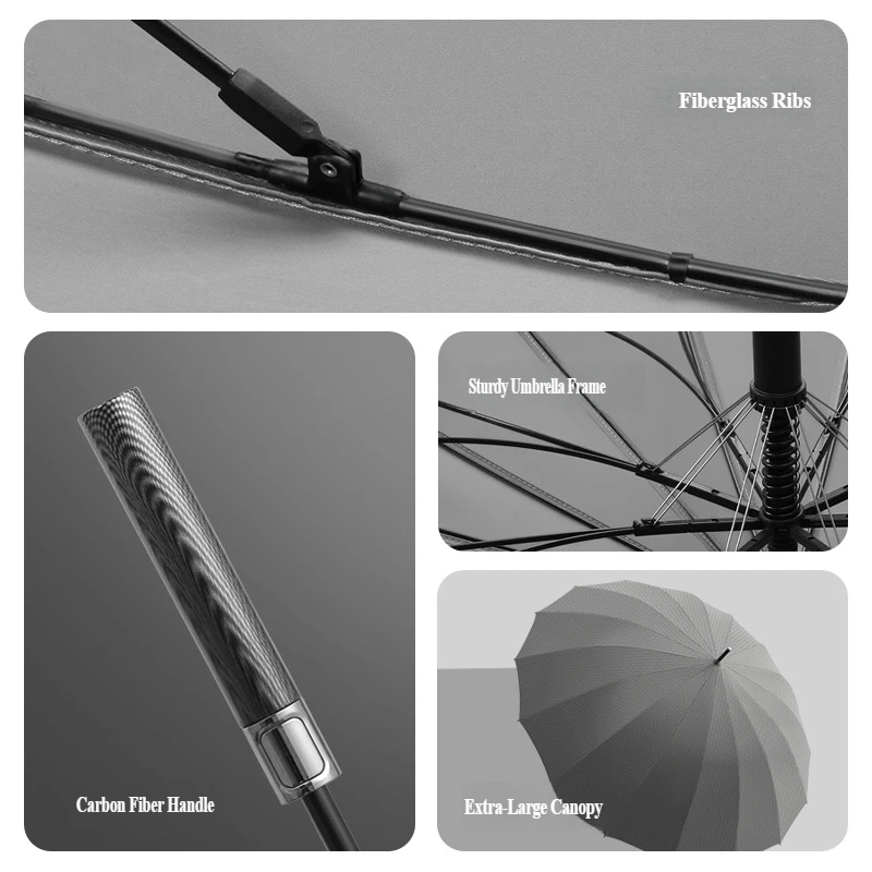 16-Rib Automatic Carbon Fiber  - Golf Umbrella Large 리뷰 및 가격