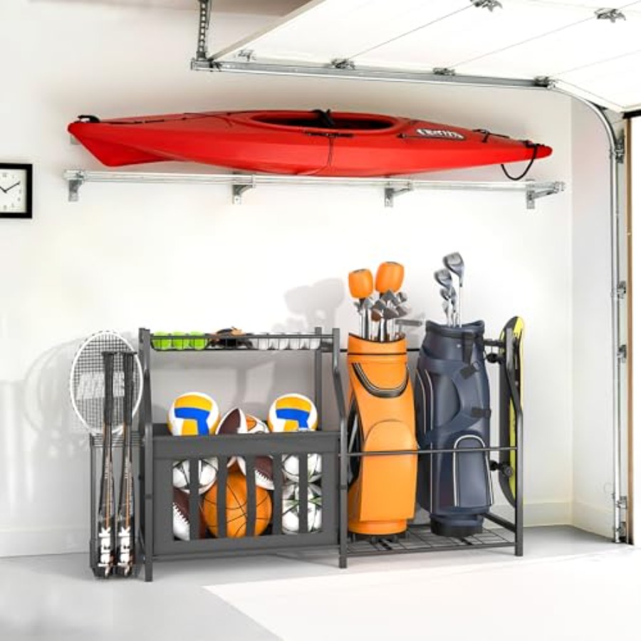Garage Sports Equipment Organi - Golf Equipment Organizer For Garage 리뷰 및 가격