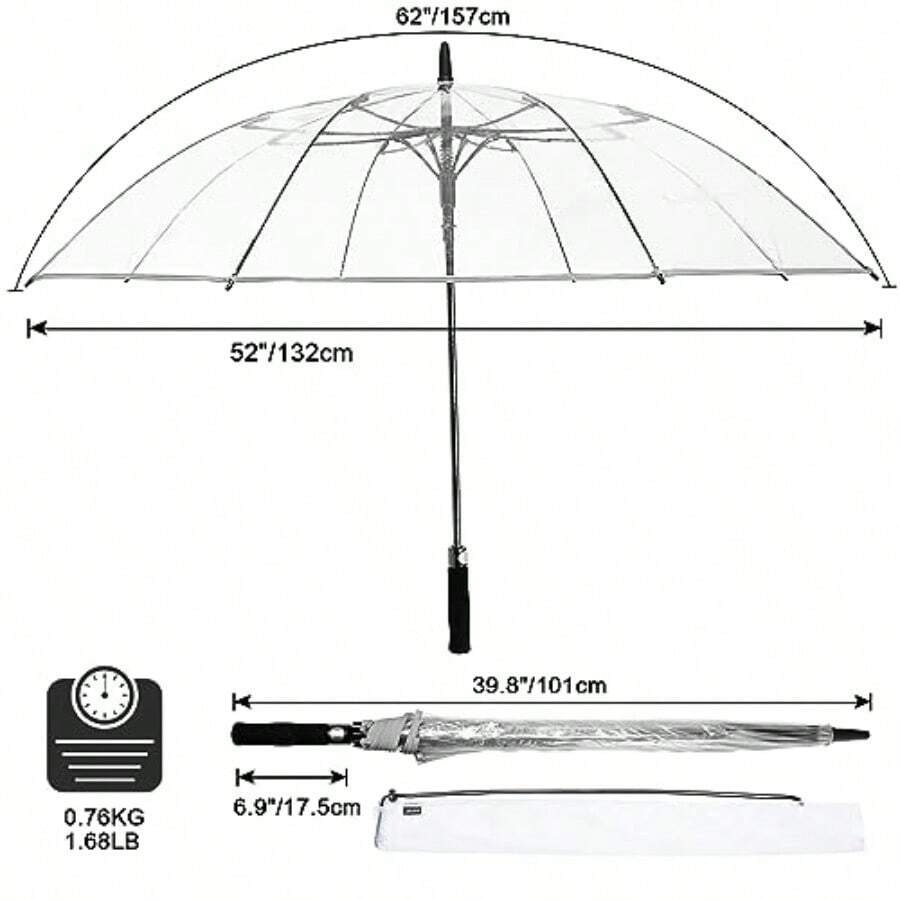 62 Inch Clear Golf Umbrella Tr - Golf Umbrella Large 리뷰 및 가격