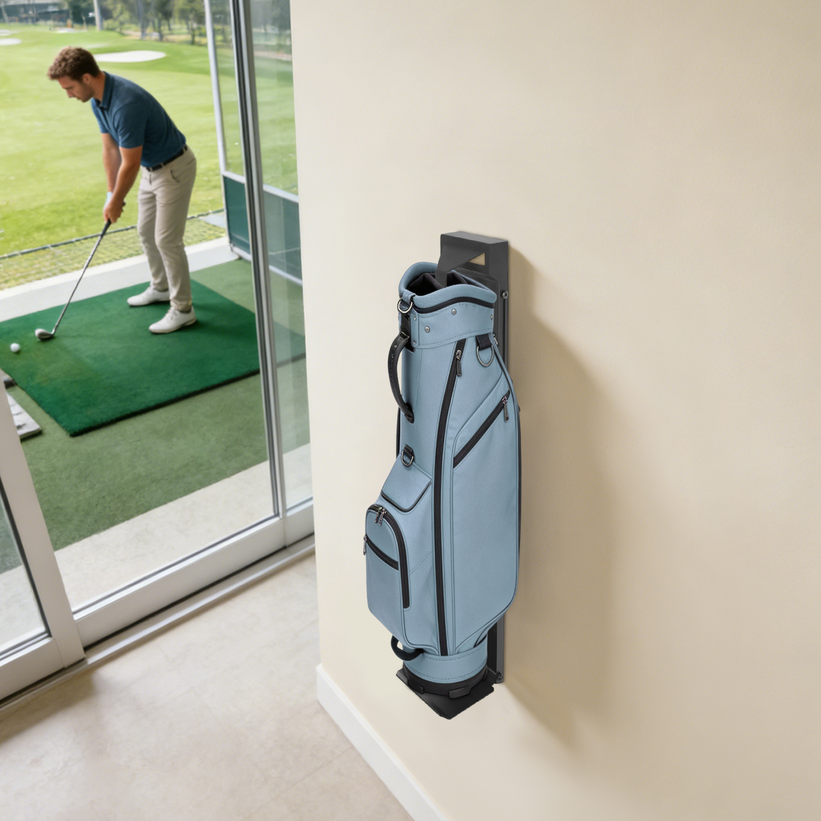 Wall Mount Golf Bag Holder Stu - Golf Equipment Organizer For Garage 리뷰 및 가격