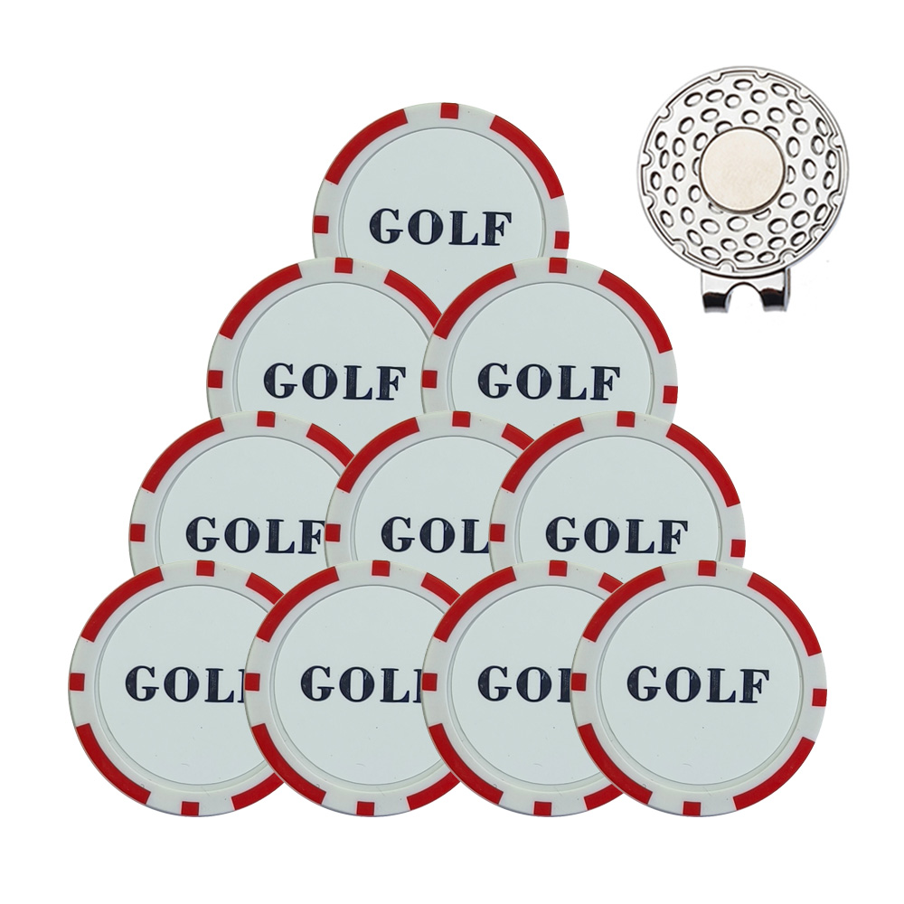 10Pcs Golf Ball Marker With Go - Ball Marker Set 리뷰 및 가격